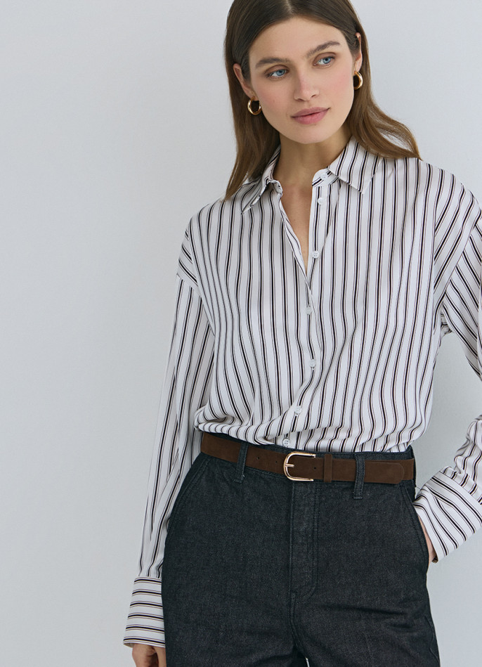 Блузка из сатина