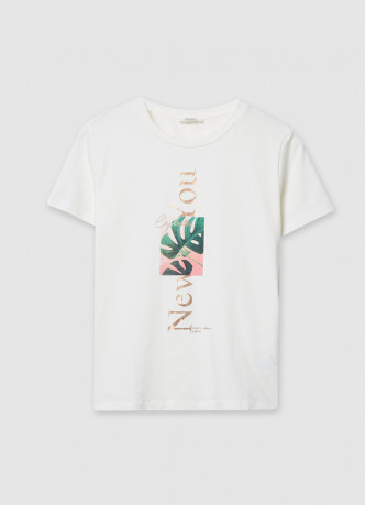 Футболка с текстовым принтом
