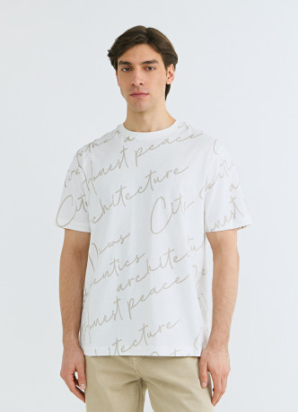 Футболка с принтом