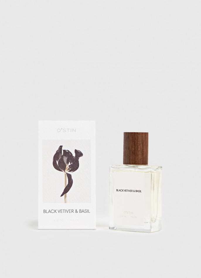 Парфюмированная вода Black Vetiver & Basil, 30 мл