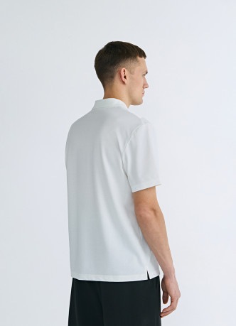 Поло из шелковистого пике