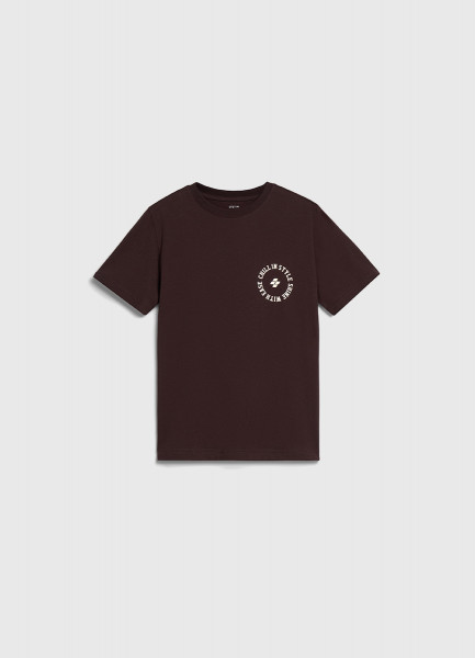 

Футболка с принтом для мальчиков, Коричневый