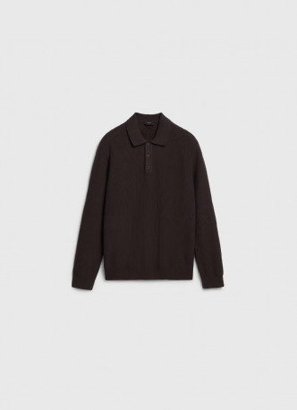 Текстурное вязаное поло