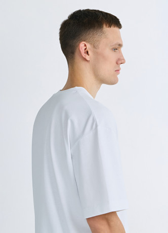 Футболка свободного кроя с принтом