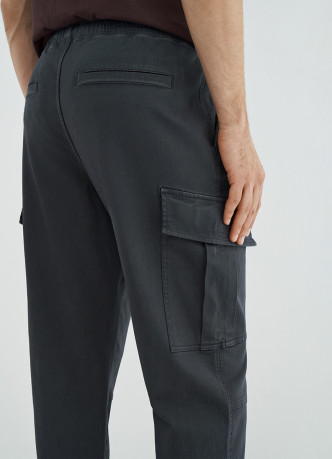 Джоггеры из твила с карго-карманами