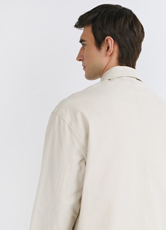 Куртка-рубашка из канваса