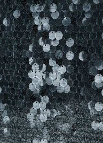 Сетчатый топ с пайетками для девочек