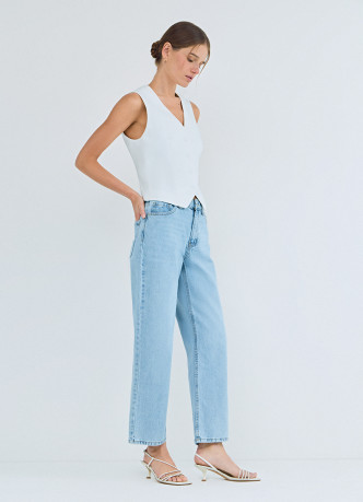 Укороченные джинсы Straight