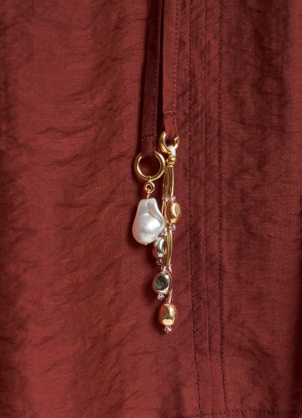 Блузка из тенселя с завязками