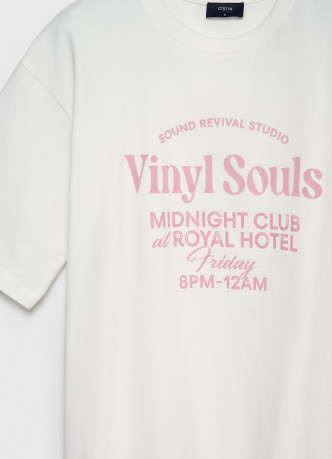 Футболка с бархатным принтом