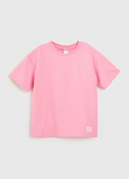 Футболка для девочек, Розовый O`Stin GT8695O02-X3, размер 110