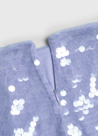 Мини-юбка с пайетками для девочек