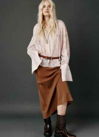 Юбка А-силуэта из модала