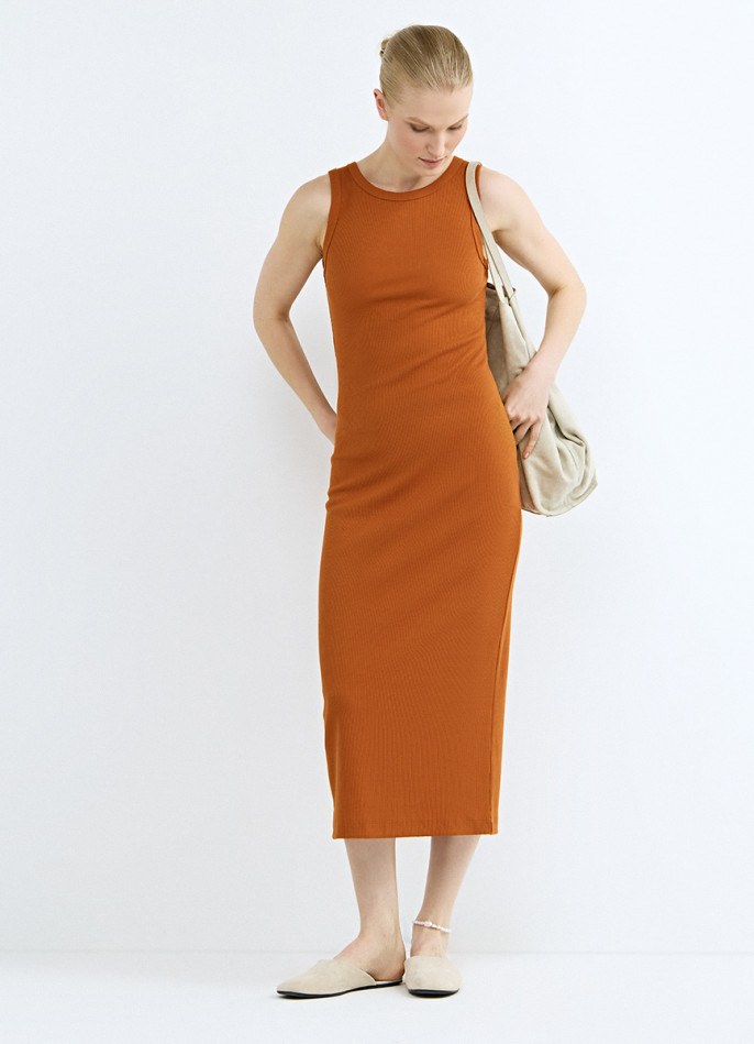 Платье-майка из трикотажа