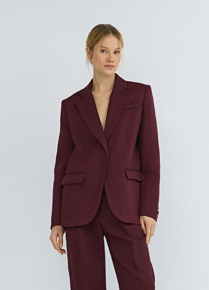 Однобортный жакет