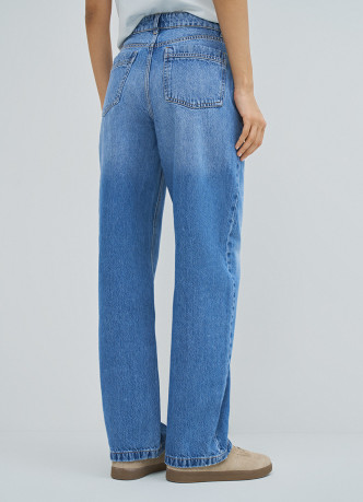 Джинсы Barrel с высокой посадкой