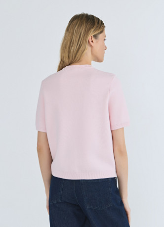 Кардиган с карманами и золотыми пуговицами