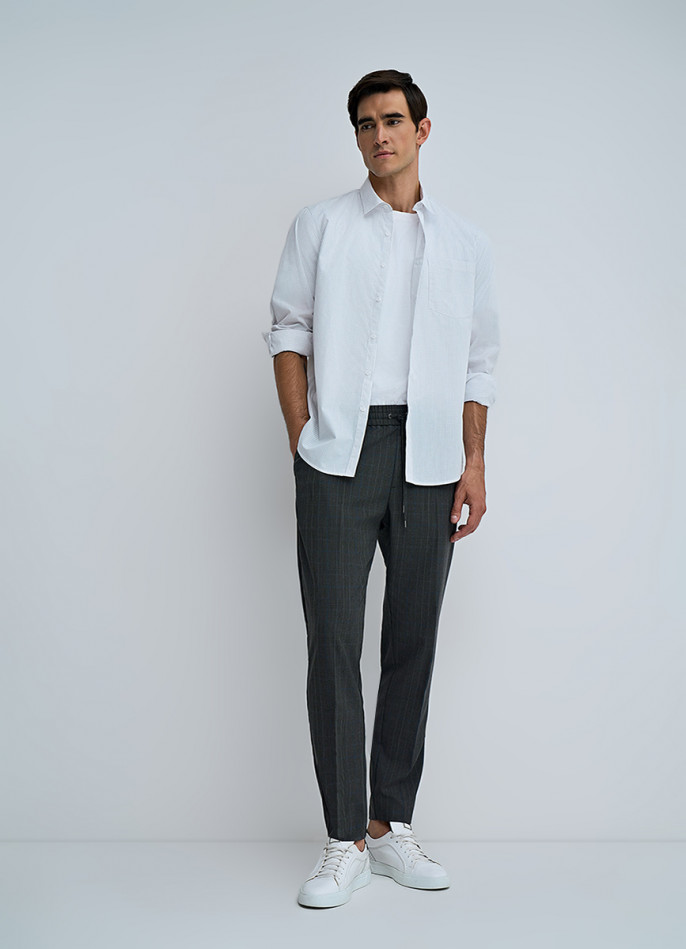 Брюки в клетку