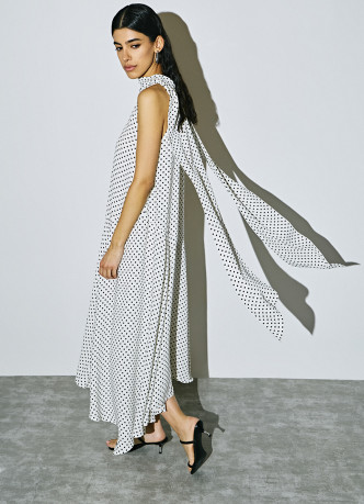 Шифоновое принтованное платье