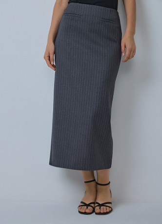 Прямая юбка миди