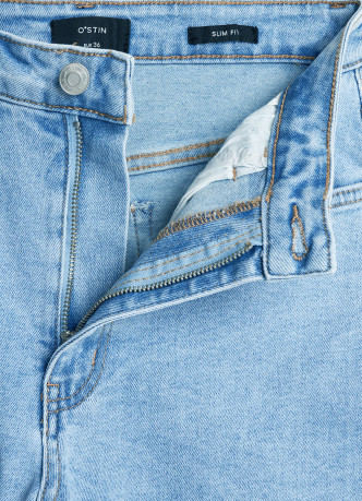 Узкие джинсы Slim с высокой посадкой