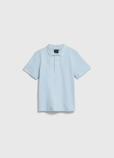 

Поло из хлопка для мальчиков, Голубой