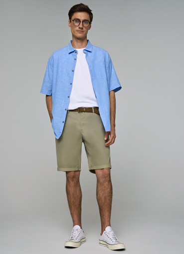 Шорты-чиносы с ремнём (MP46A7O02-T3) купить за 2999 руб. в интернет ...