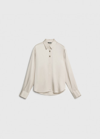 Сатиновая блузка из вискозы