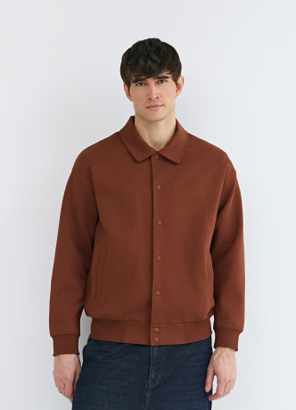 Куртка с воротником поло