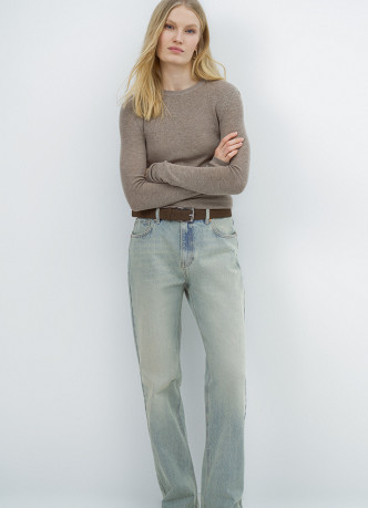 Джинсы Boyfriend с низкой посадкой