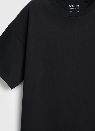 Футболка оверсайз из плотного хлопка