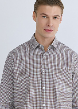 Рубашка в клетку виши