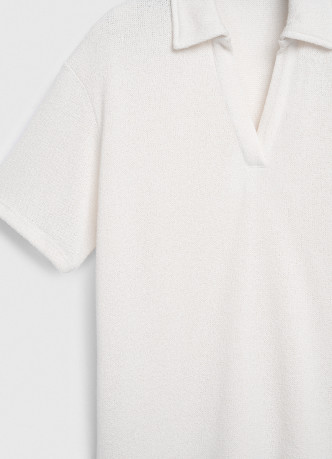 Поло из кроеного трикотажа