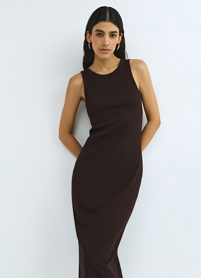 Платье-майка из трикотажа