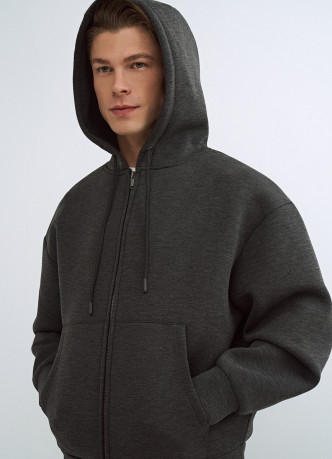 Толстовка на молнии с капюшоном