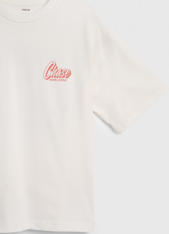 Футболка оверсайз с принтом для мальчиков