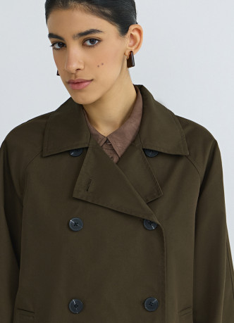 Укороченная куртка-тренч