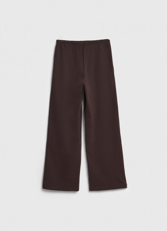 Широкие трикотажные брюки для девочек