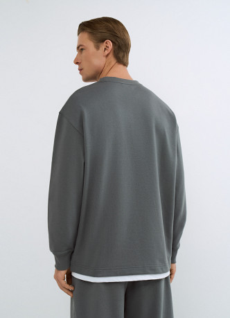 Свитшот с имитацией футболки