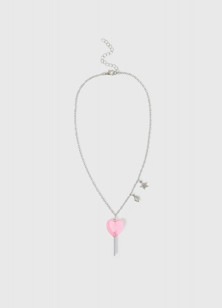 

Ожерелье с подвесками для девочек, Серебряный