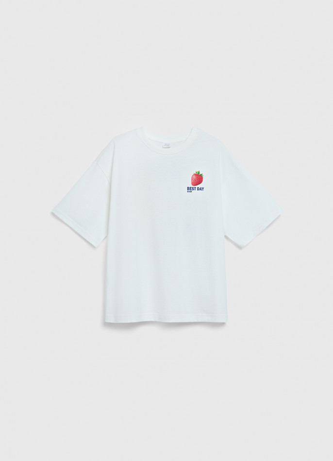 Футболка с принтом для девочек