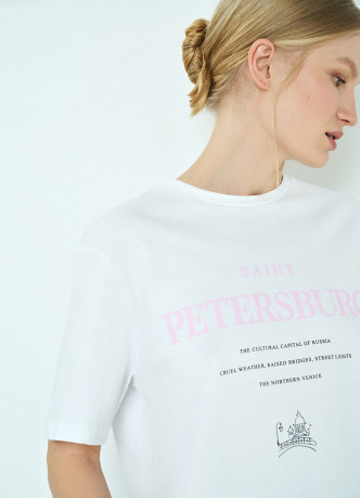 Футболка с принтом «Санкт-Петербург»