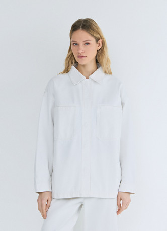 Куртка-рубашка из денима