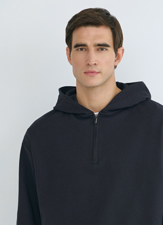 Толстовка с капюшоном на молнии