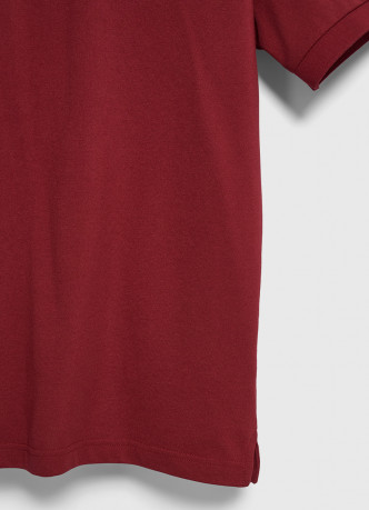 Поло из двуцветного пике