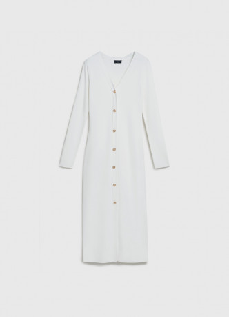 Вязаное облегающее платье