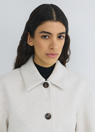 Куртка из пальтовой ткани