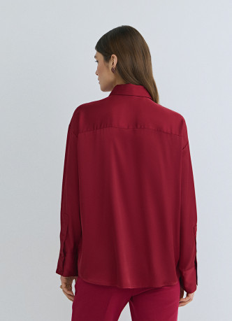 Блузка из сатина