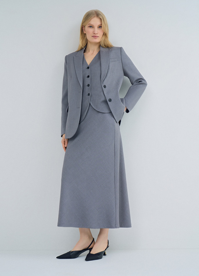 Юбка миди А-силуэта