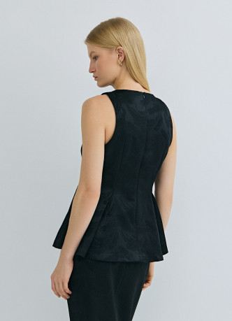 Топ-корсет из жаккарда